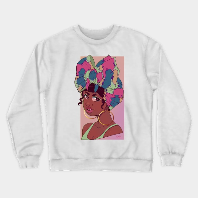 Headwrap Crewneck Sweatshirt by Simkray